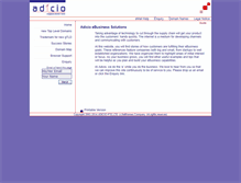 Tablet Screenshot of info.adicio.net